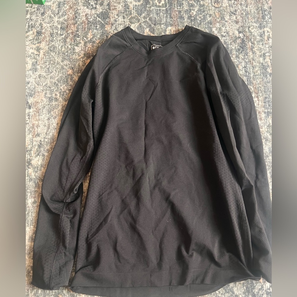Figs Seamless Black Top